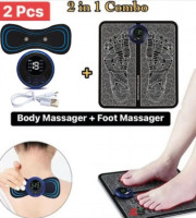1 pad Body Massager + Foot Massager (Combo Offer)